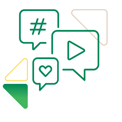 An icon of social media.